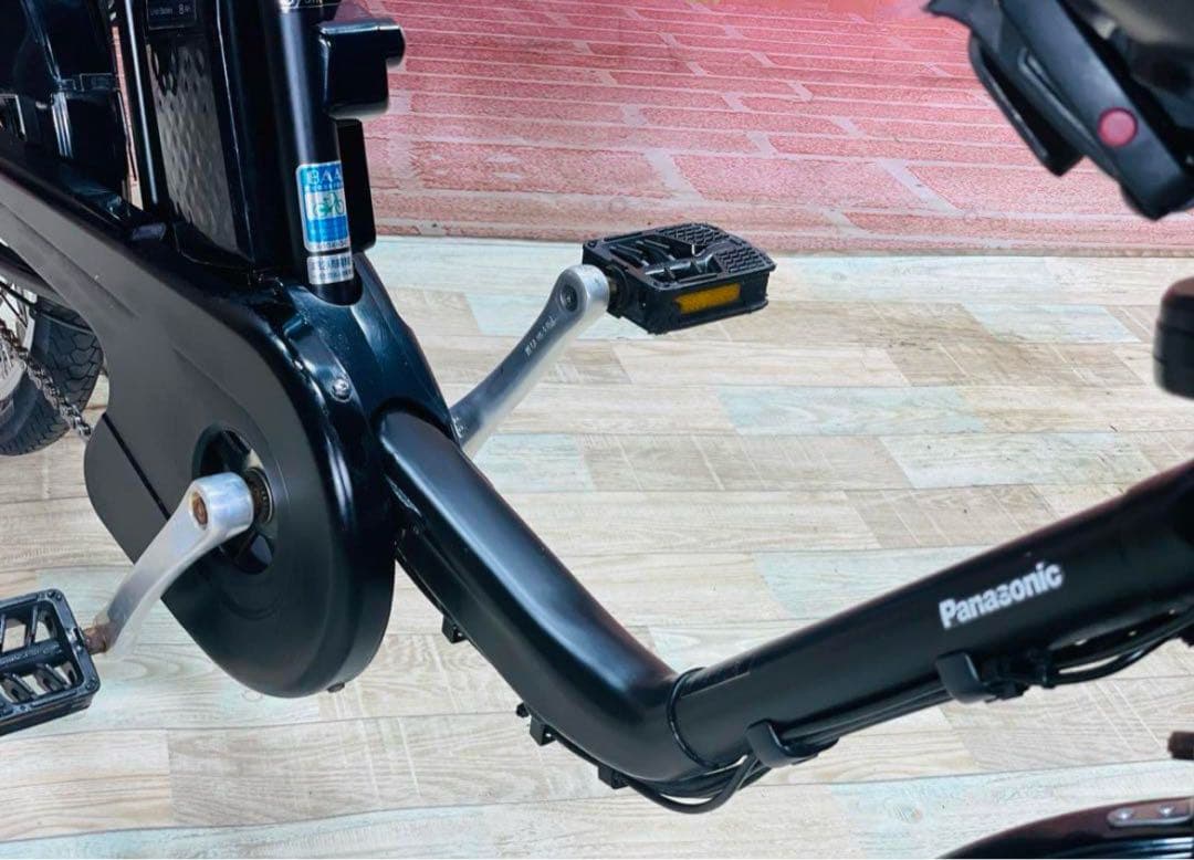 K1989 電動自転車パナソニック子供乗せ 20インチ 8Ah ブラック