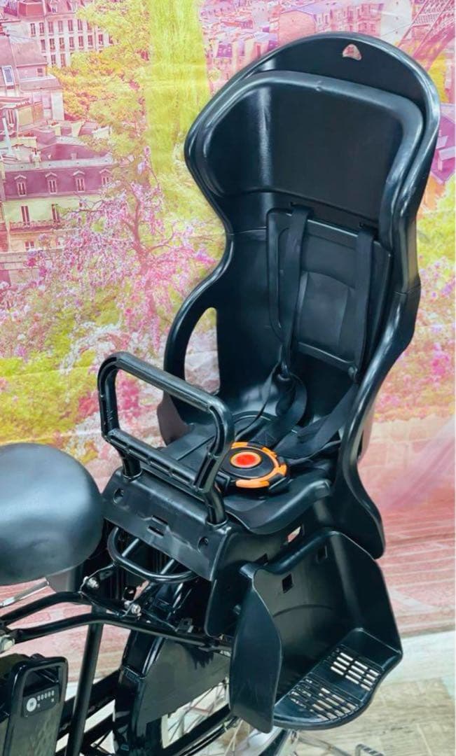K1989 電動自転車パナソニック子供乗せ 20インチ 8Ah ブラック