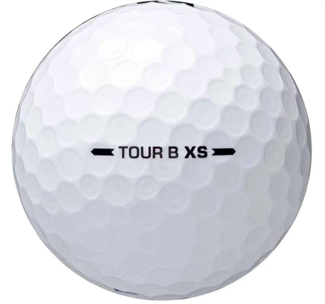 新品2026年NEWブリヂストンTOUR B XS　ホワイト1ダース（12球）