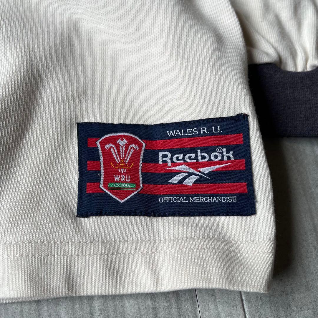 90s Reebok ヴィンテージ ラガーシャツ WRU ウェールズ XL