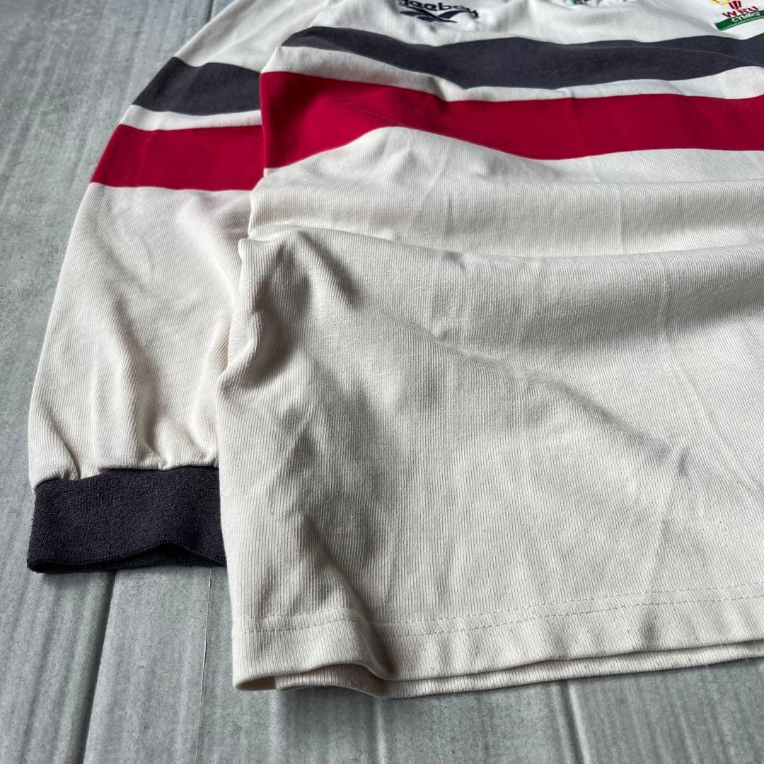 90s Reebok ヴィンテージ ラガーシャツ WRU ウェールズ XL