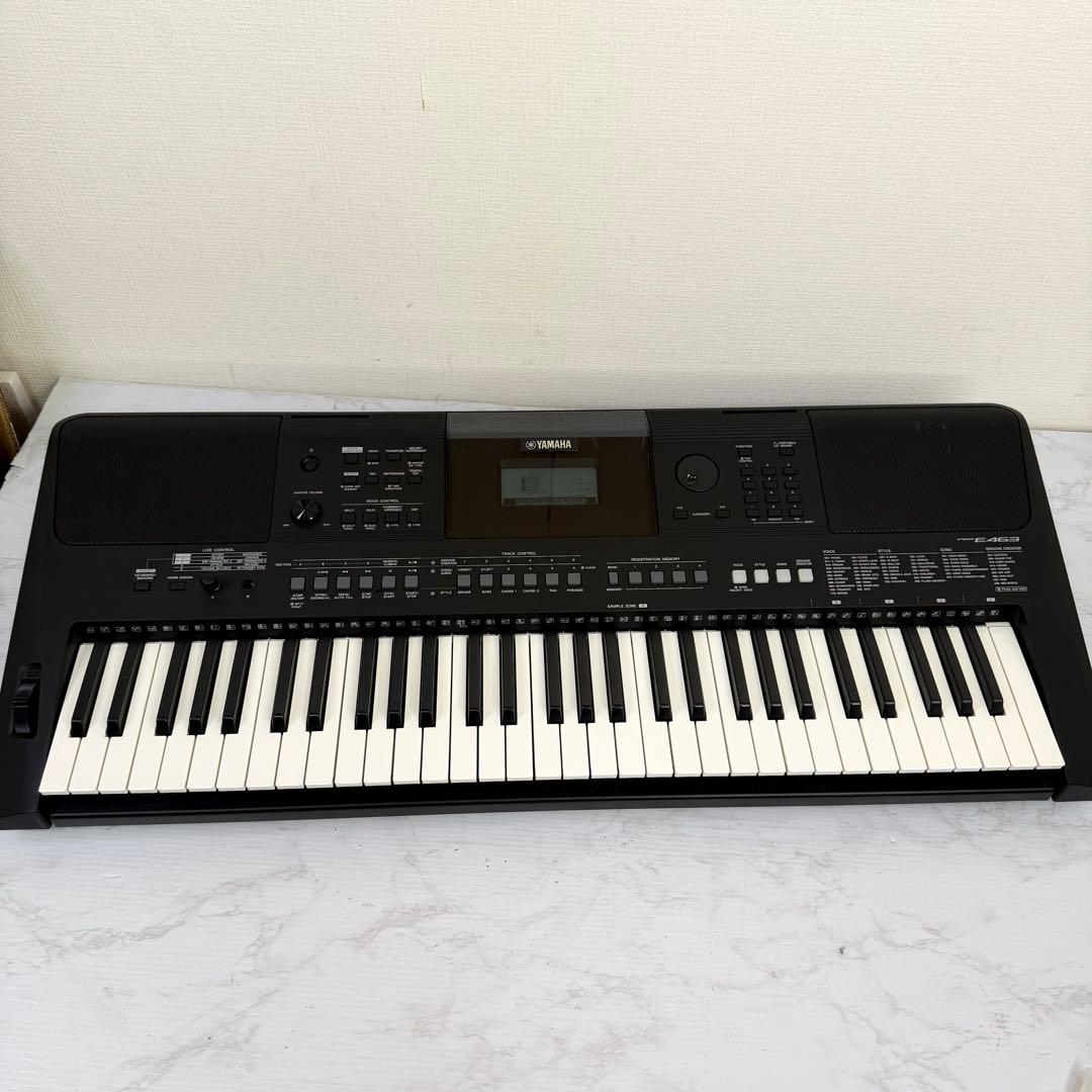 YAMAHA　PSR-E463　電子ピアノ　電子キーボード　61鍵盤　動作品