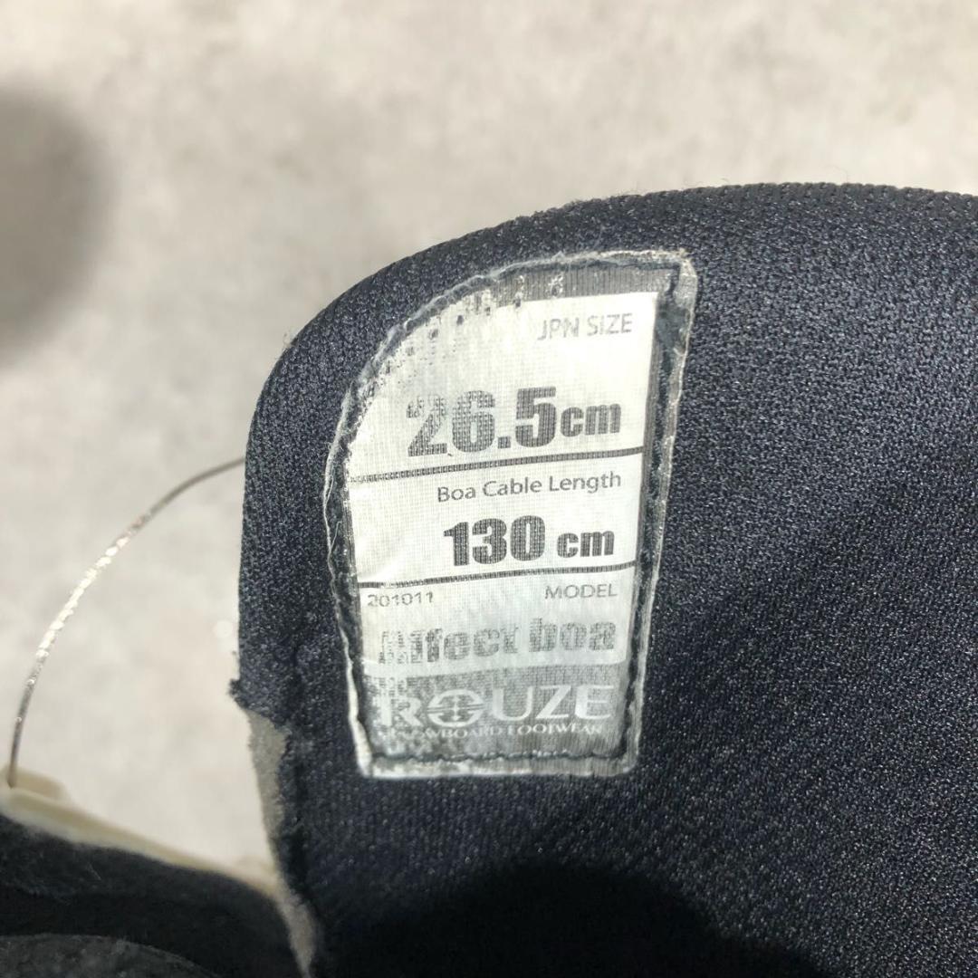 人気 BOA ROUZE AFFECT スノーボードブーツ 26.5cm 白