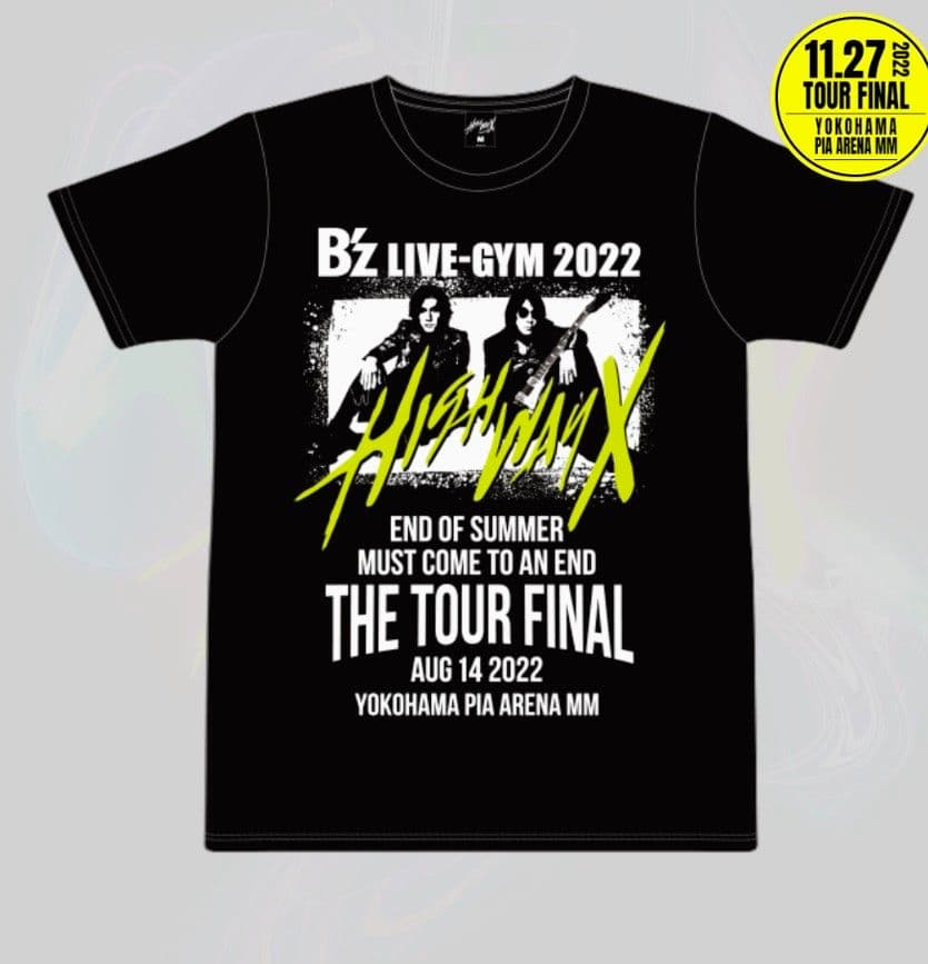 B'z LIVE-GYM 2022 ツアーファイナル Tシャツ 2色セット
