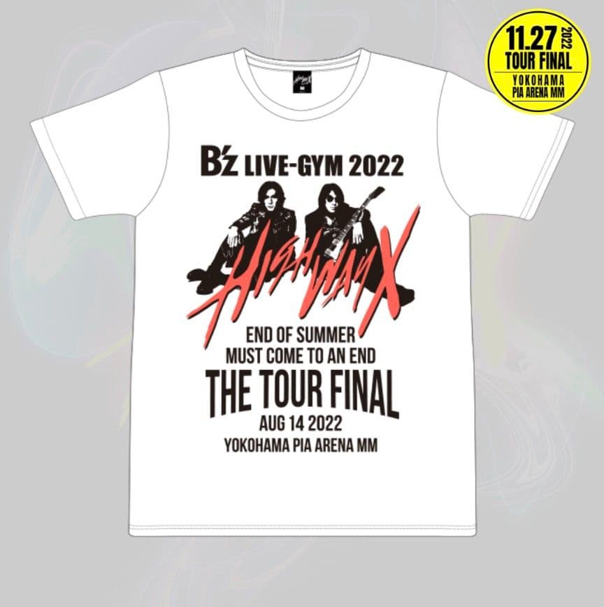 B'z LIVE-GYM 2022 ツアーファイナル Tシャツ 2色セット