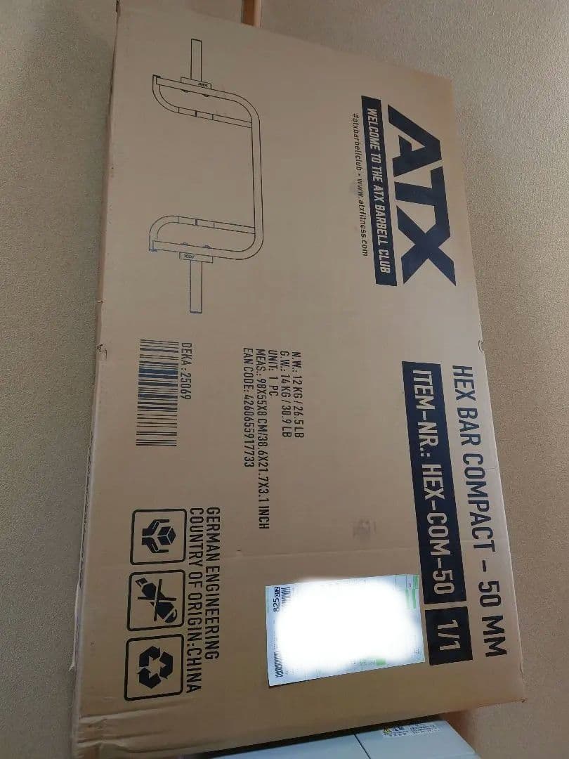 ATX製 コンパクトオープンヘックスバー HEX-COM-50 　Φ50