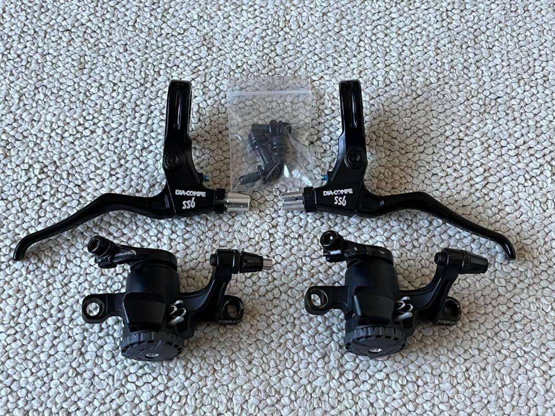 DIA-COMPE ブレーキレバー SS-6、PROMAX DSK-717セット