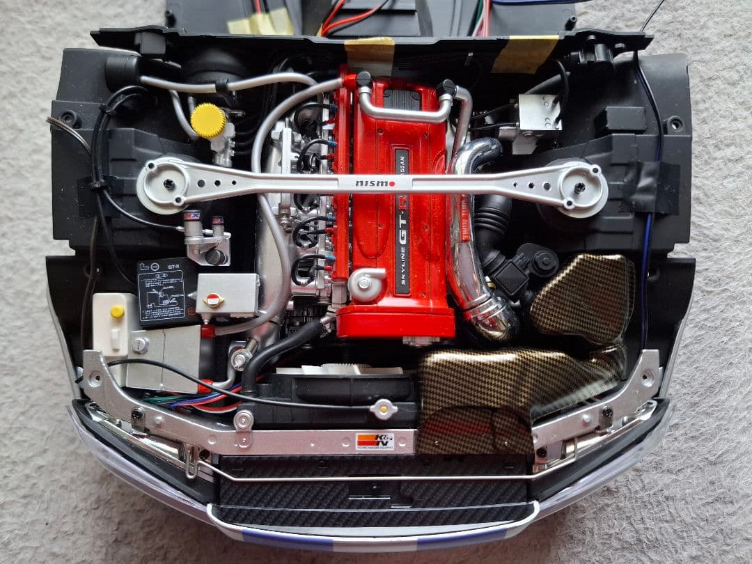 ワイルドスピードX2 R34 GT-R メインシャーシ 模型品