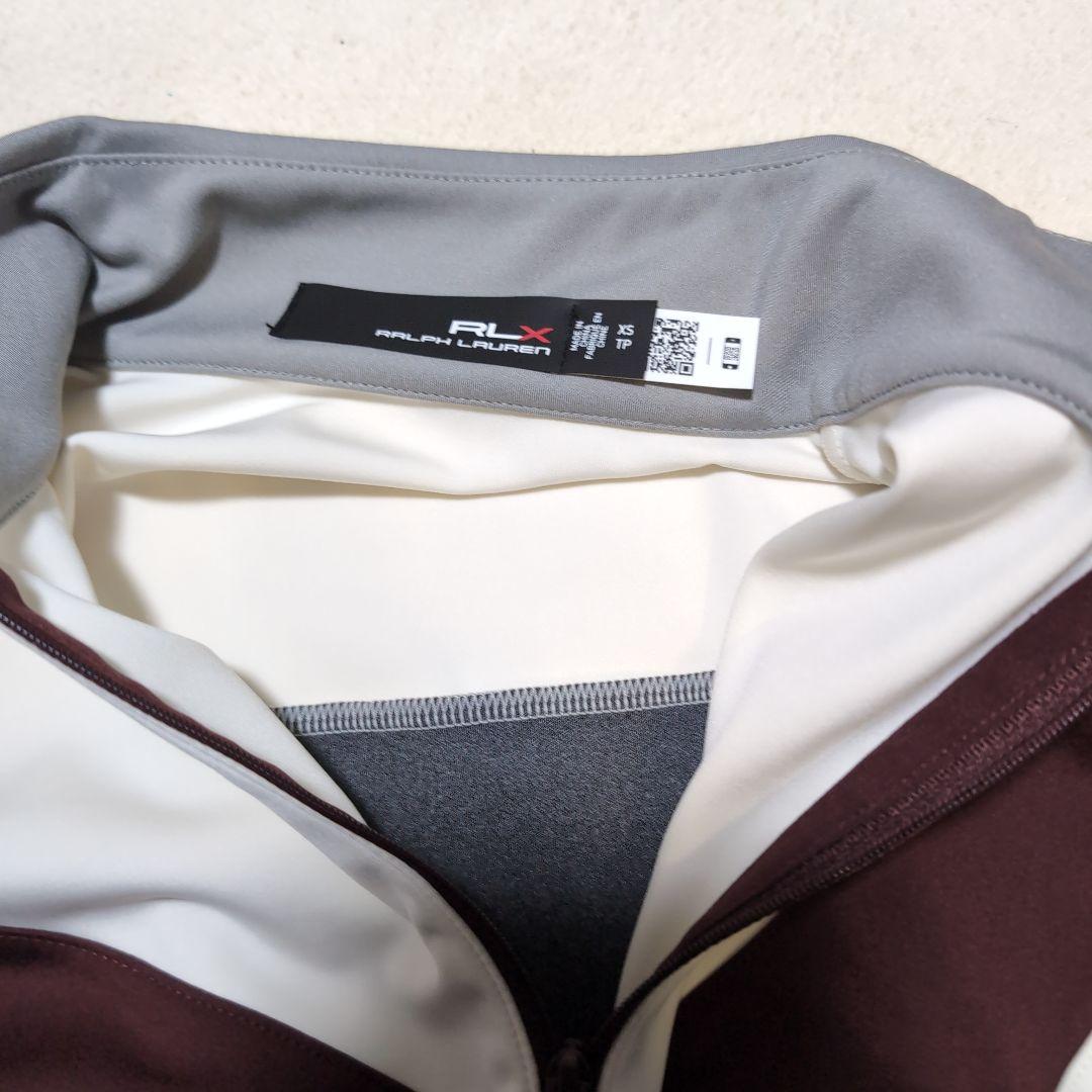 美品 RLX RALPH LAUREN 長袖ハーフジップシャツ 155/80A
