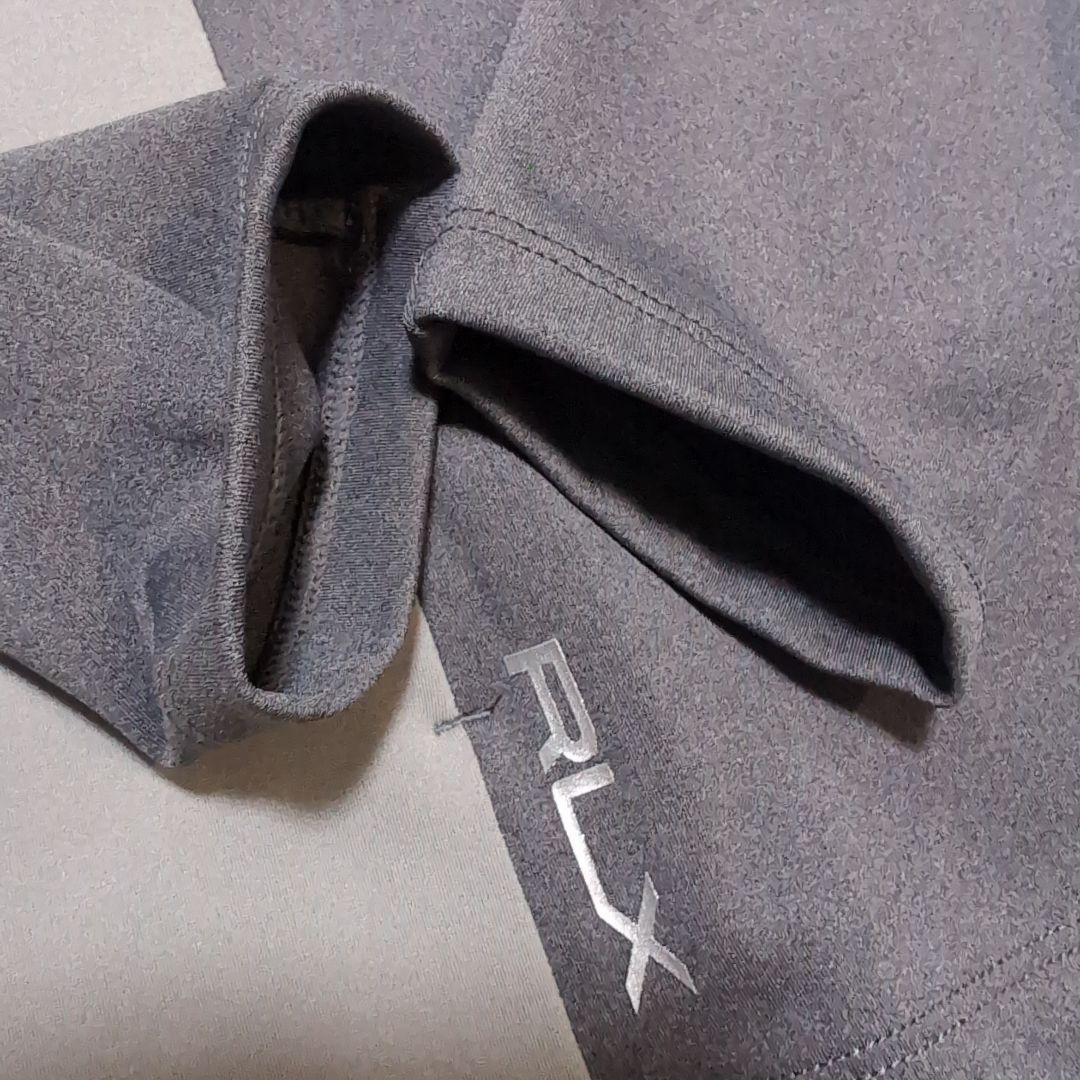 美品 RLX RALPH LAUREN 長袖ハーフジップシャツ 155/80A