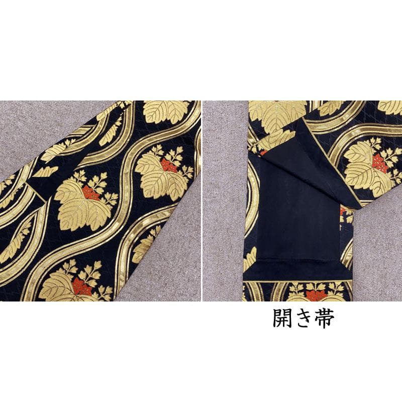 511ag47◎七五三 七歳 女児 着物&開き帯 セミアンティーク 金彩 白赤◎