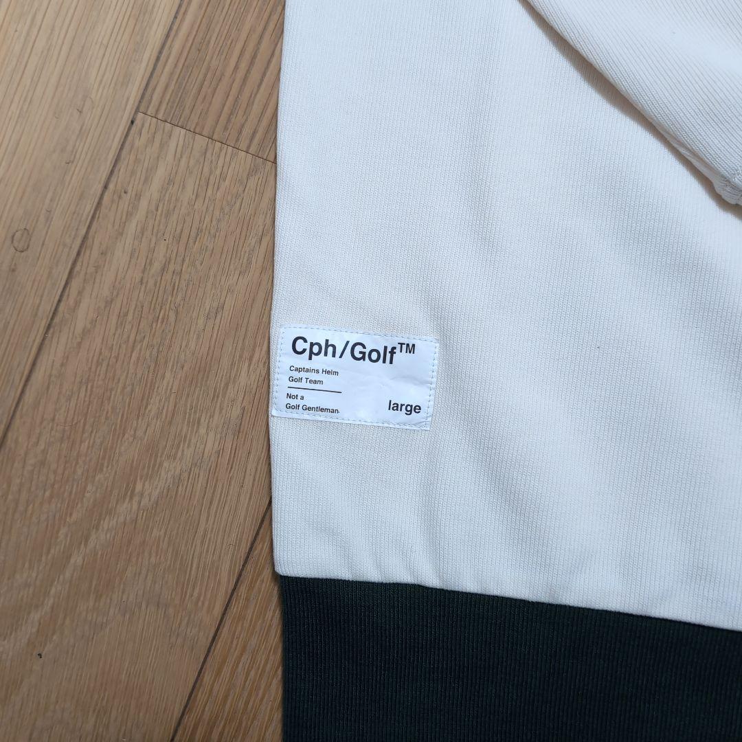 Cph Golfキャプテンズヘルム ゴルフ フラッグ ロゴ ロングスリーブ