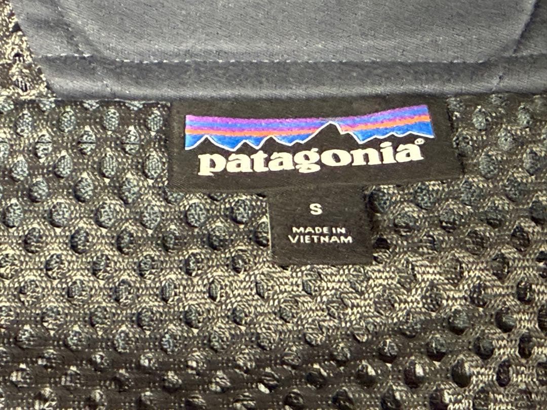 Patagonia フィッシングベスト S グレー　メッシュ