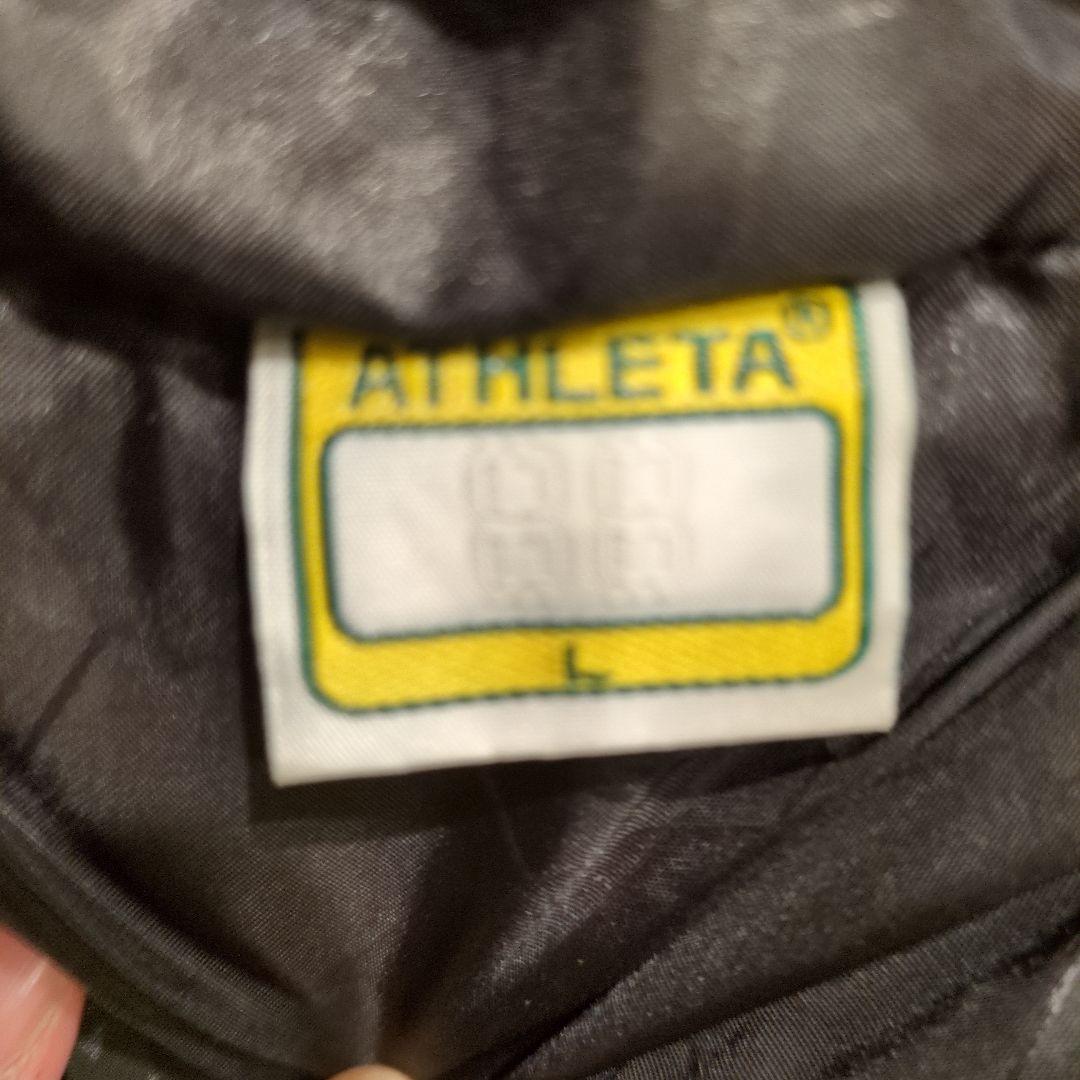 【Lサイズ】ATHLETA アスレタ 迷彩柄 ベンチコート ダウン 防寒​ 極暖