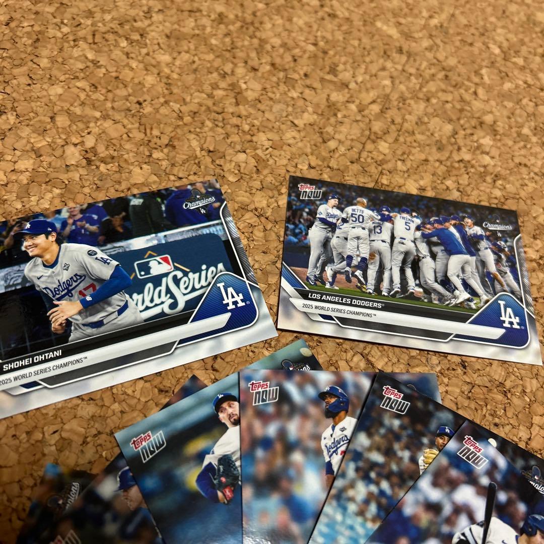 topps now ドジャース　チャンピオンカード　セット