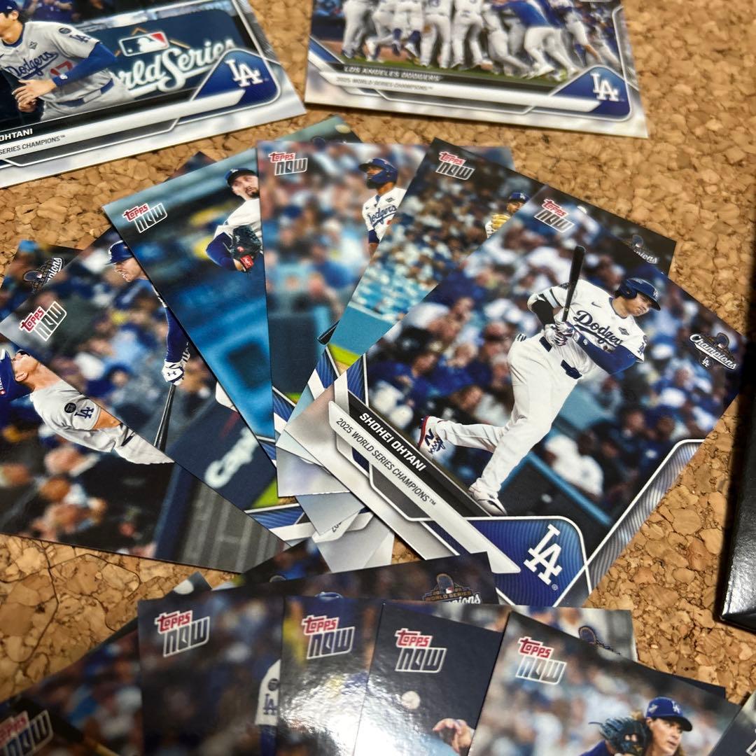 topps now ドジャース　チャンピオンカード　セット