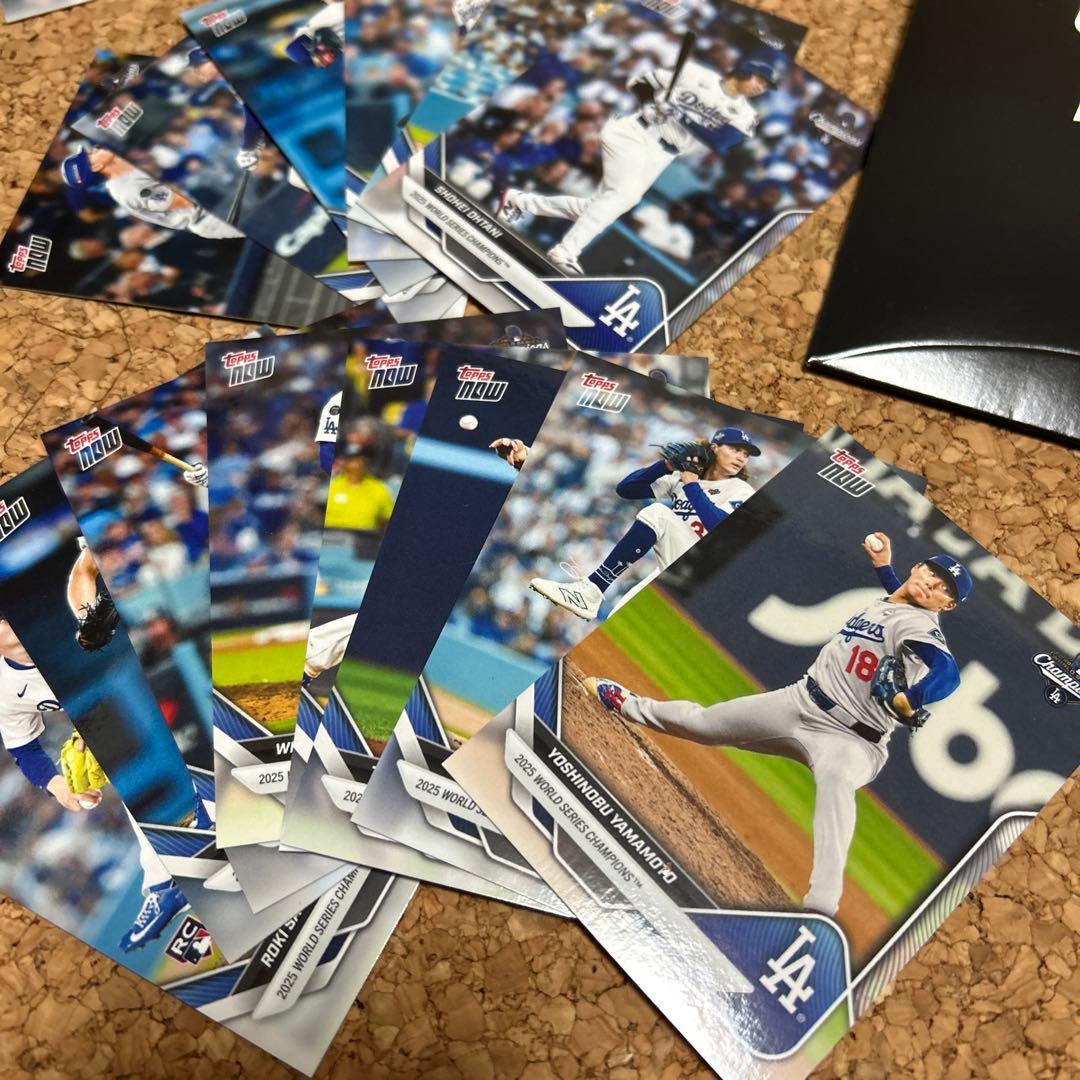 topps now ドジャース　チャンピオンカード　セット