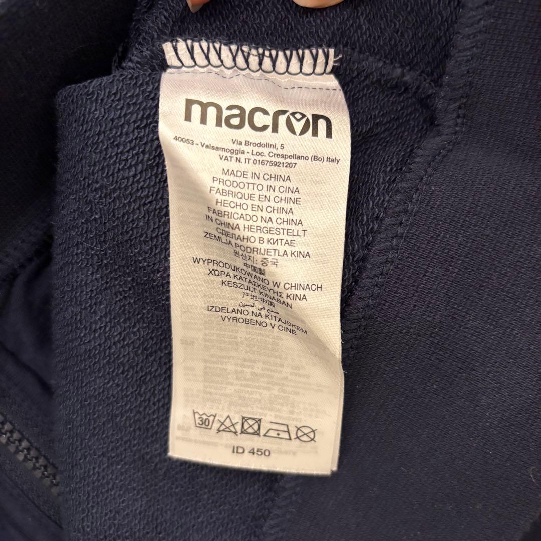 スコットランド ラグビー オフィシャル macron パーカー フーディー　S
