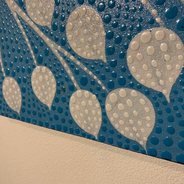【訳あり】バリ島ドットアート 40×40cm 3枚セット通常16,434円が！
