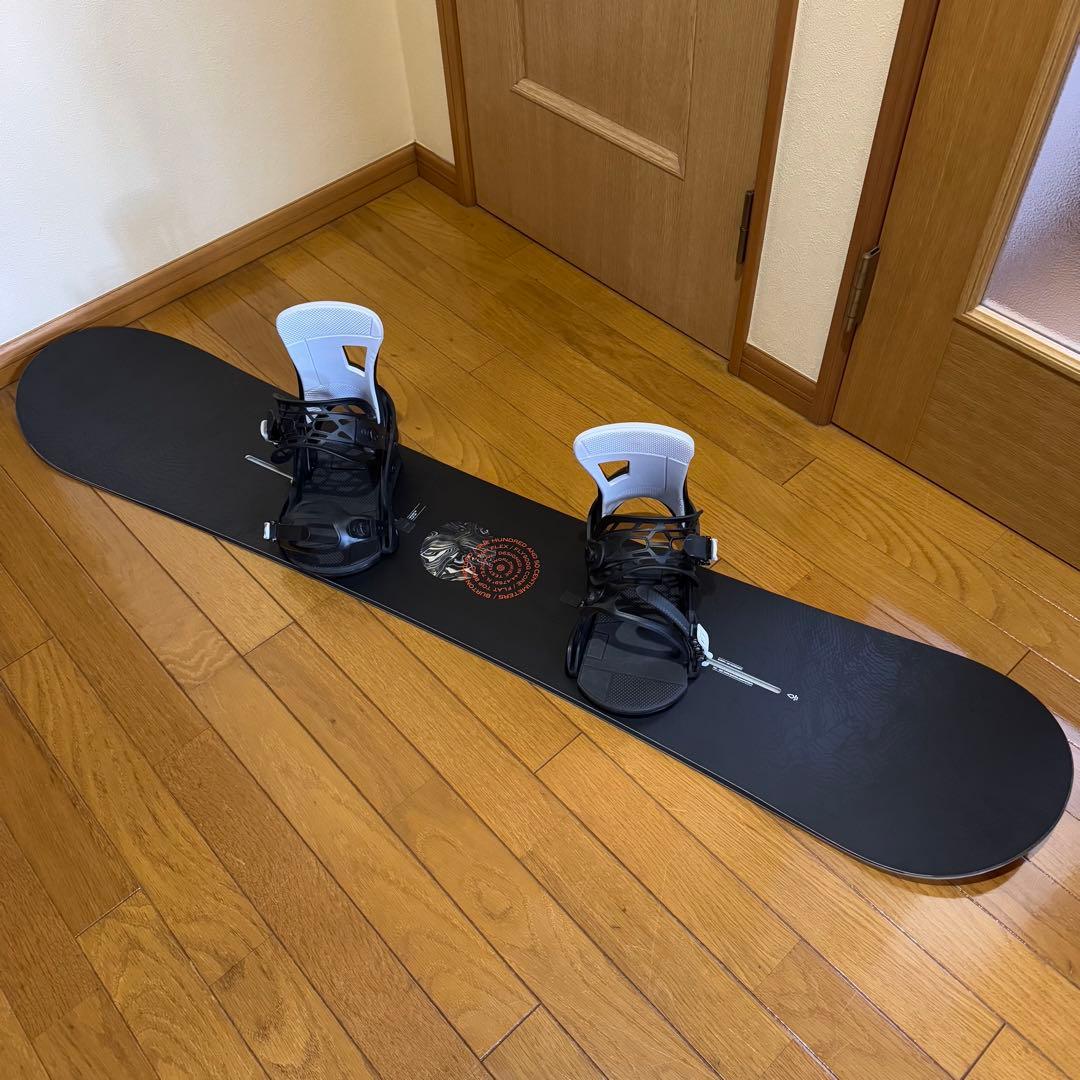 美品　バートン　BURTON　Ripcordスノーボード&バインセット
