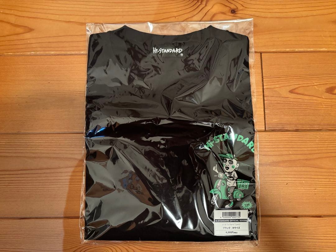 Hi-STANDARD SNB TM Paint Tシャツ ブラック サイズM