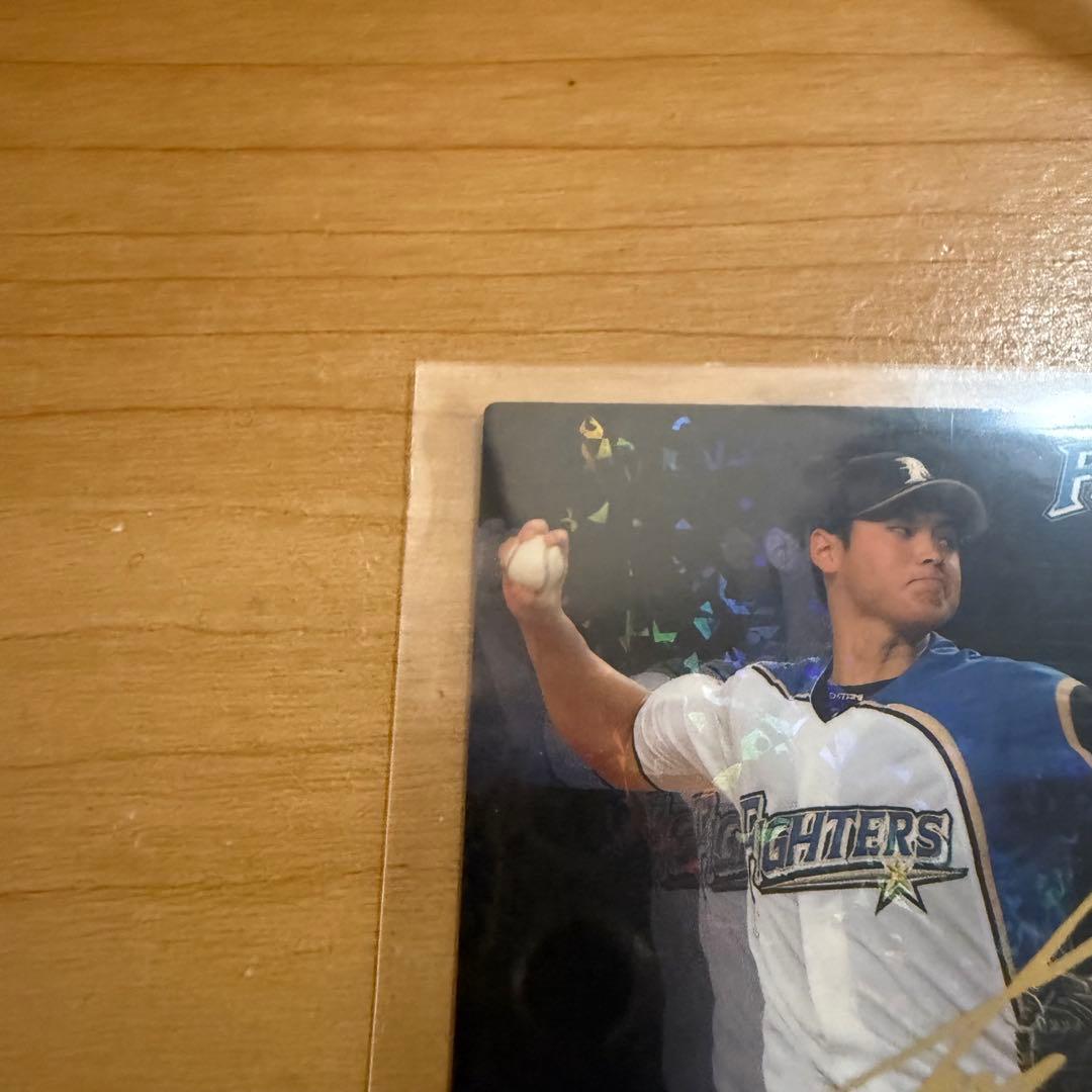 大谷翔平 金箔サイン カード 2016年 プロ野球チップス