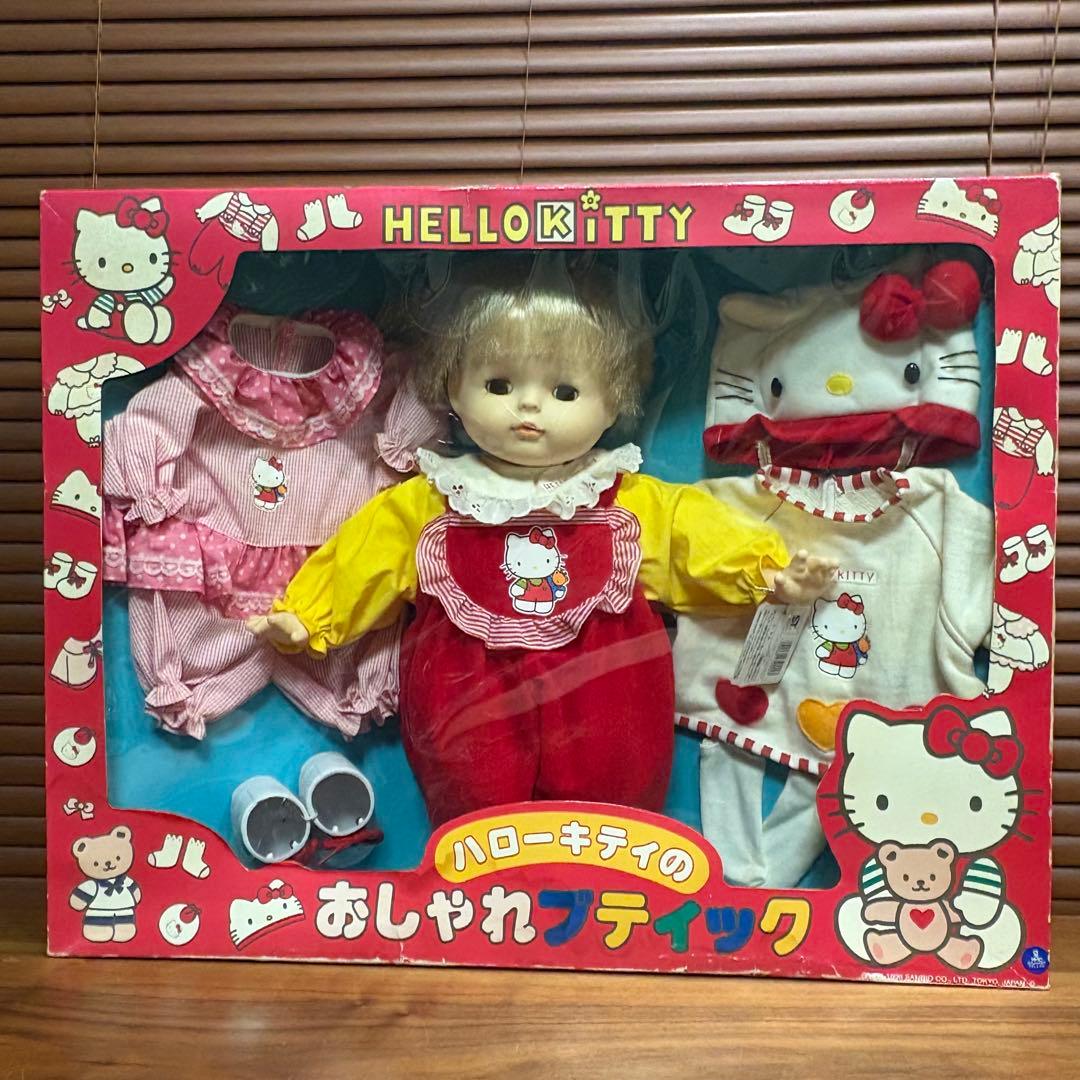 1996年☆平成レトロ☆新品☆ハローキティのおしゃれブティック　人形