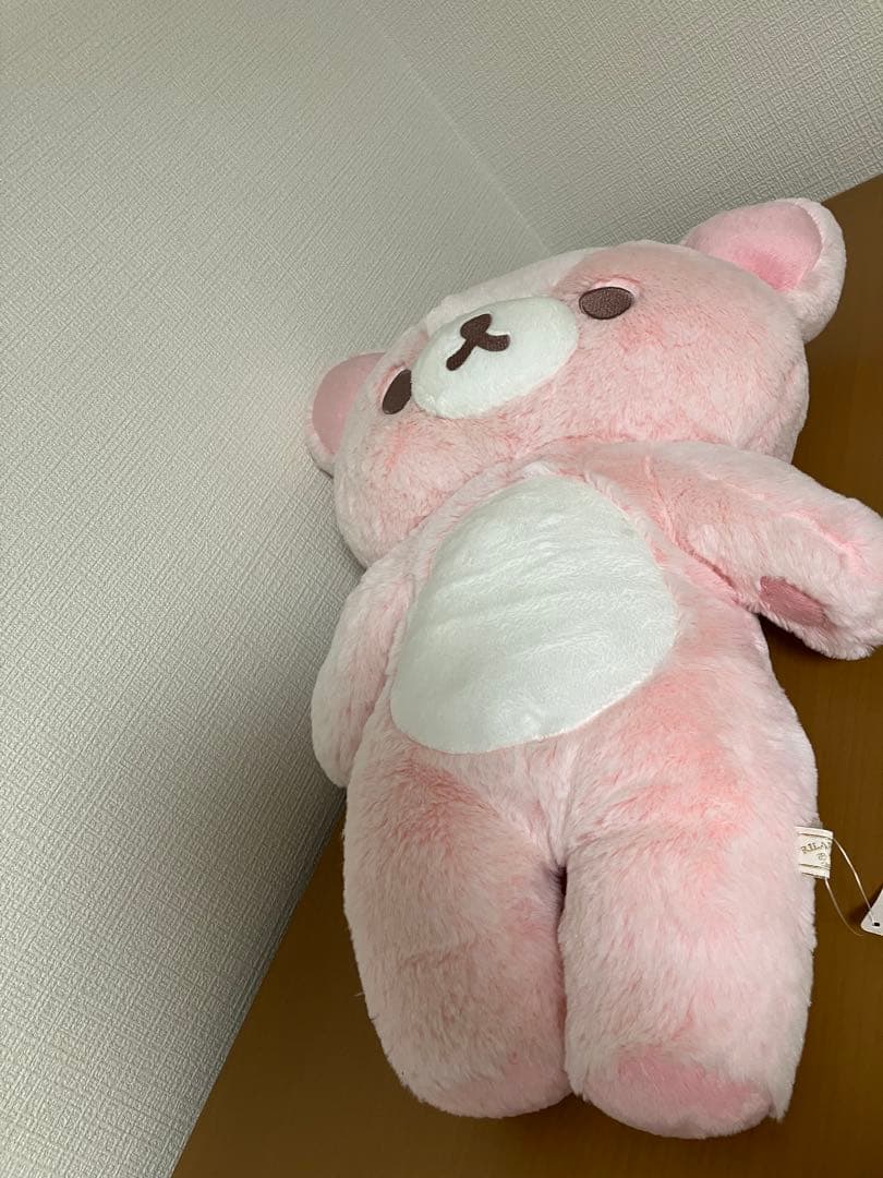 リラックマ シャーベットぬいぐるみ（L） ピンク
