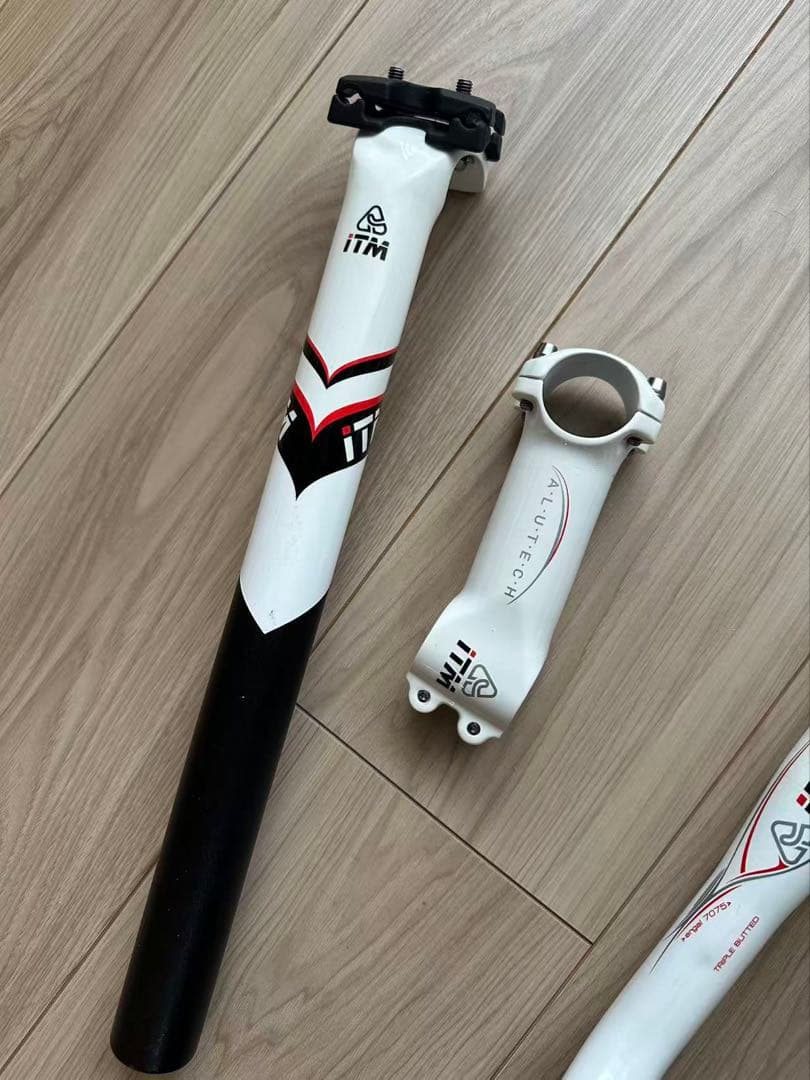 ITM ALUTECH ステム ハンドルバー シートポストセット 美品
