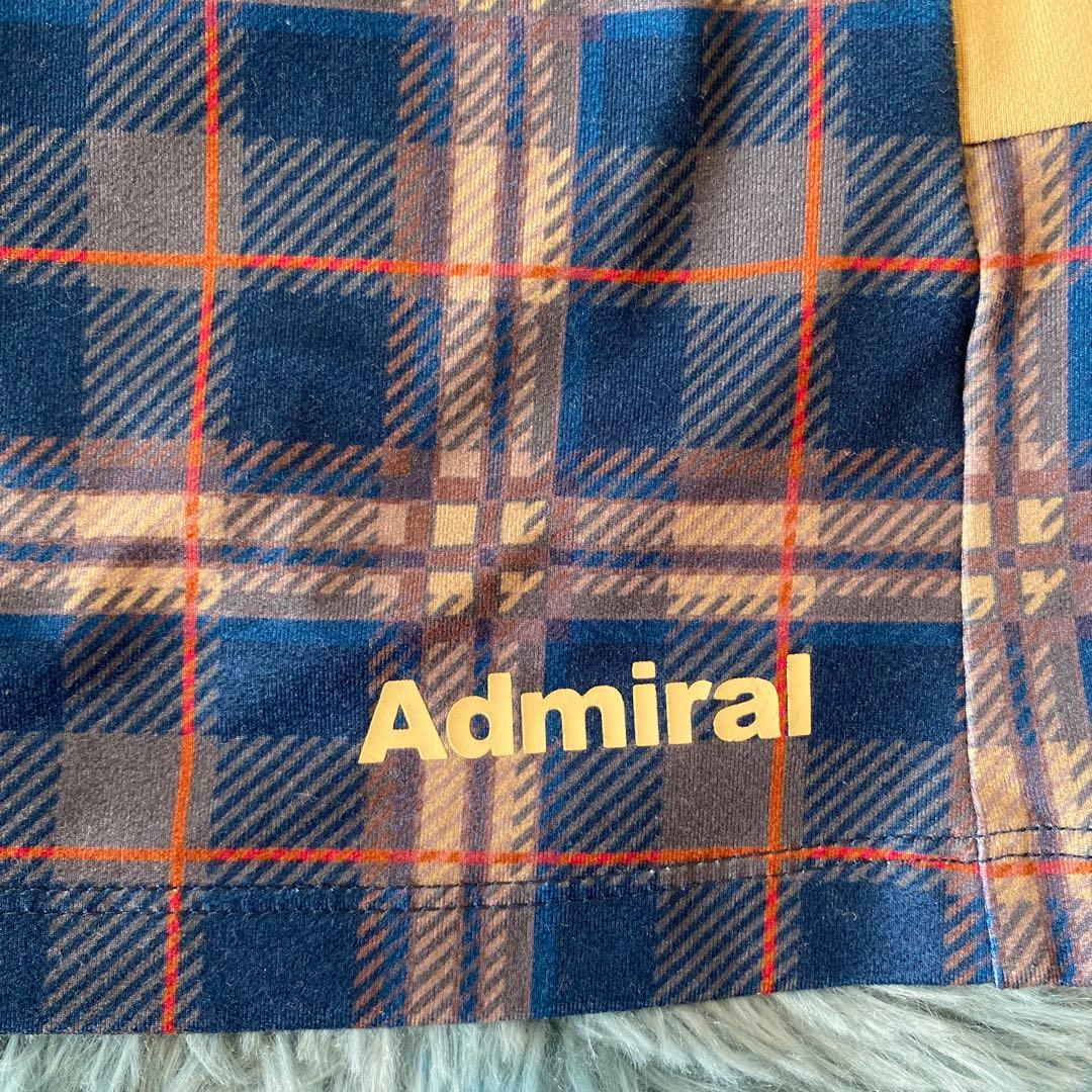 Admiral チェック柄　スコート ネイビー　サイズS アドミラル