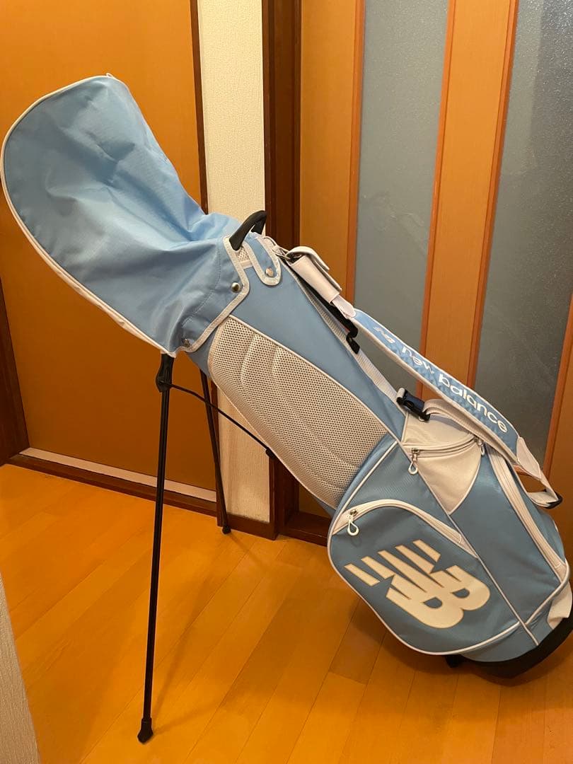 new balance golf キャディバッグ ブルー