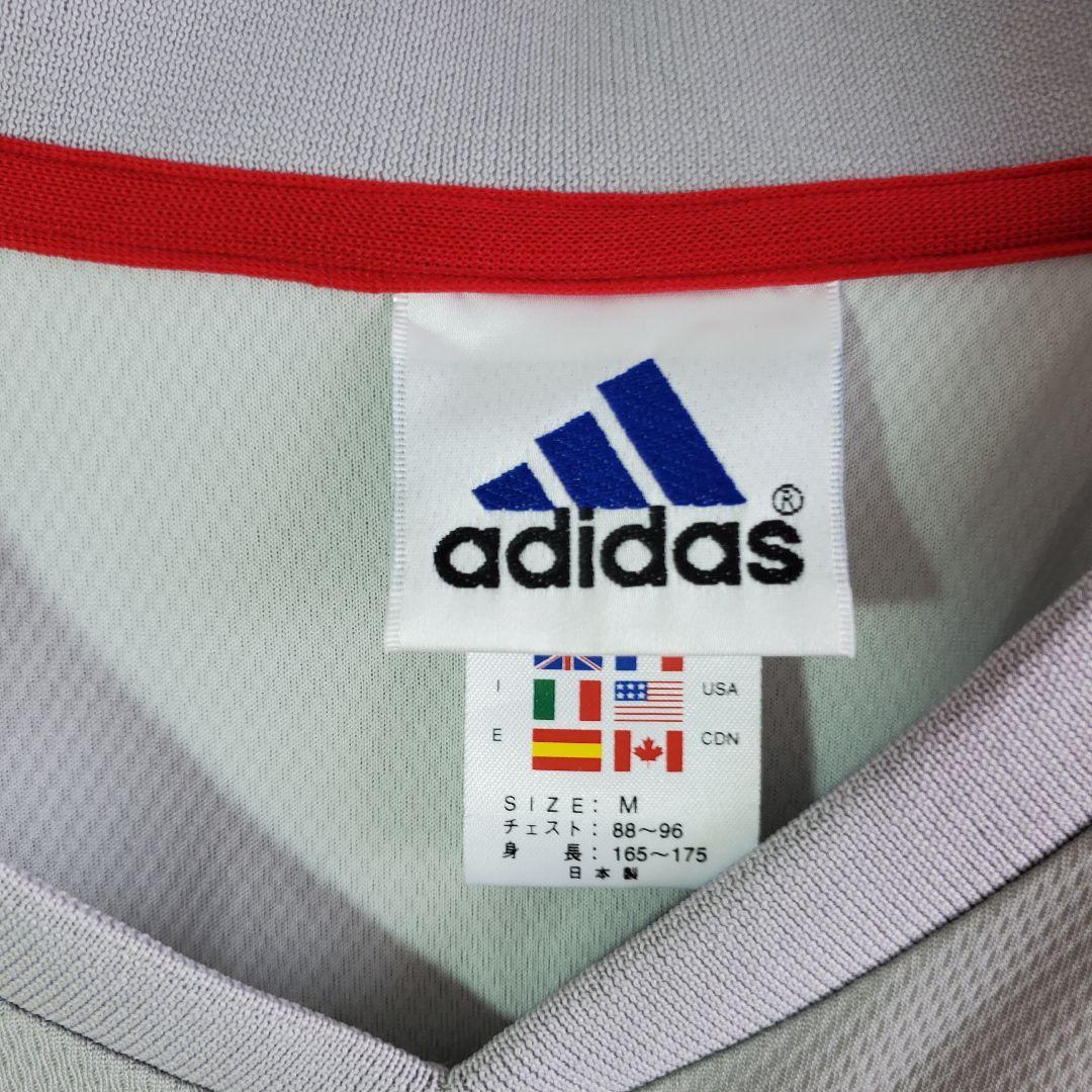アディダス 日本代表 ユニフォーム ウェア 白 2002 中田英寿選手 アウェイ