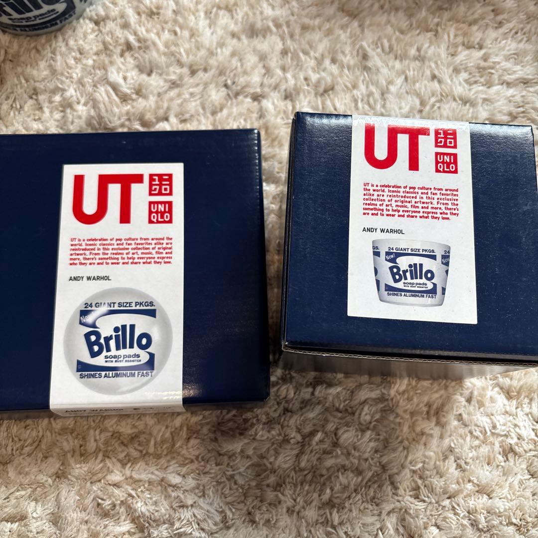 UNIQLO ×アンディウォーホル コラボ 豆皿&そば猪口Brillo 3セット