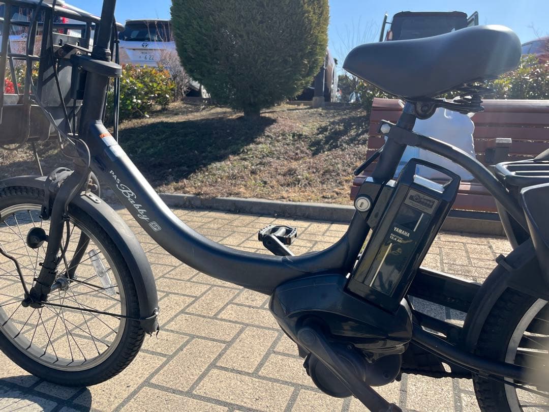 タイヤ交換済！電動アシスト自転車　子乗せ