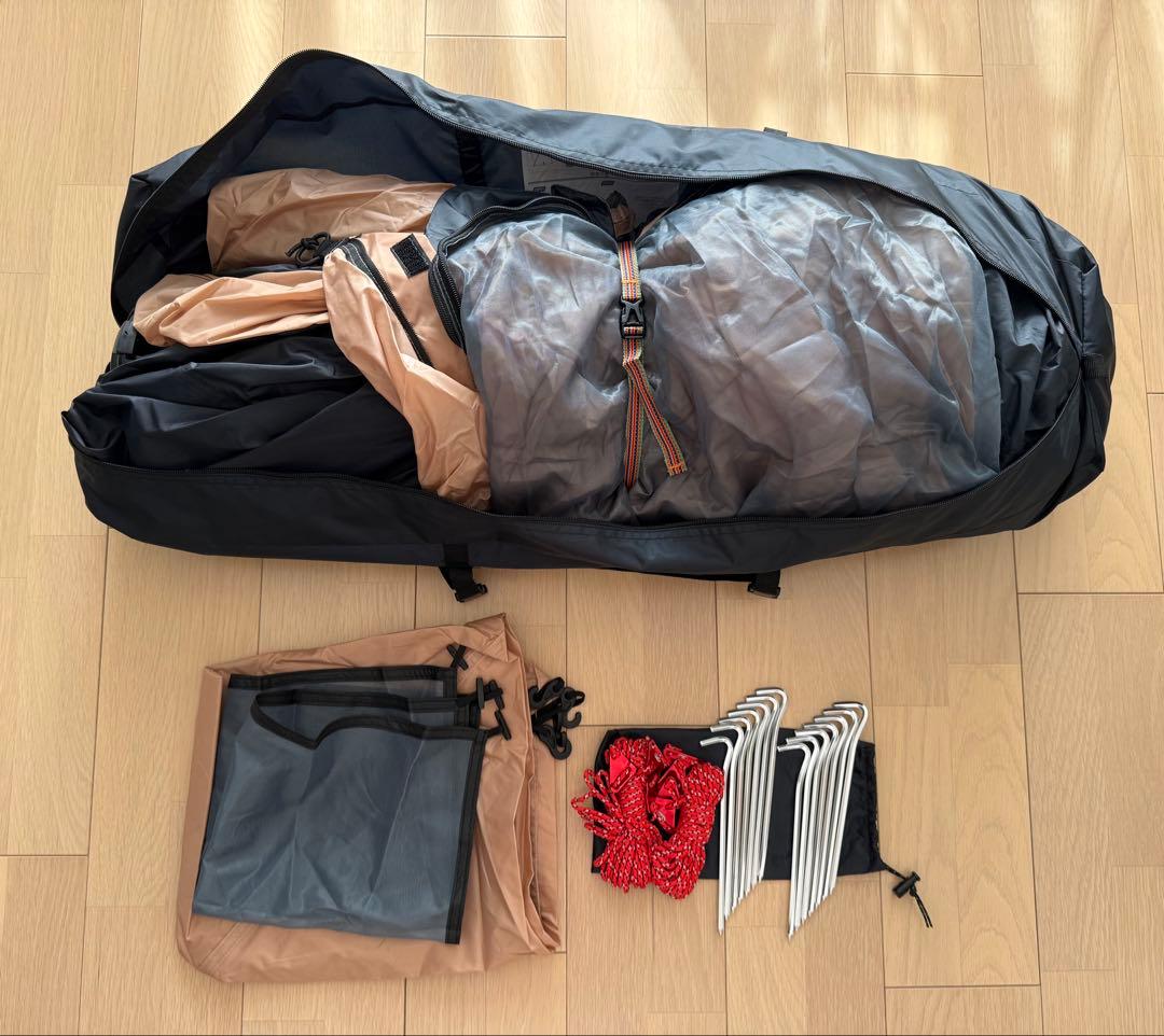 GO Glamping ワンタッチキャンプテント　3~4人用　説明書付き