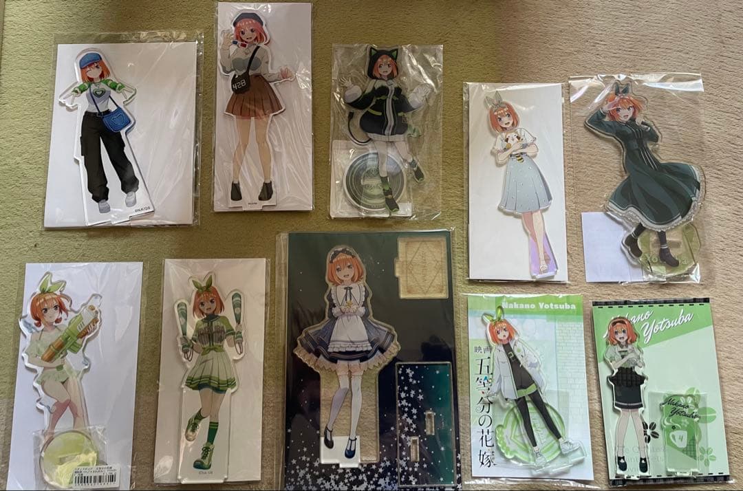 五等分の花嫁　中野四葉　アクリルスタンド　まとめ売り