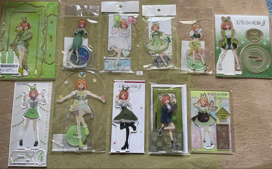 五等分の花嫁　中野四葉　アクリルスタンド　まとめ売り