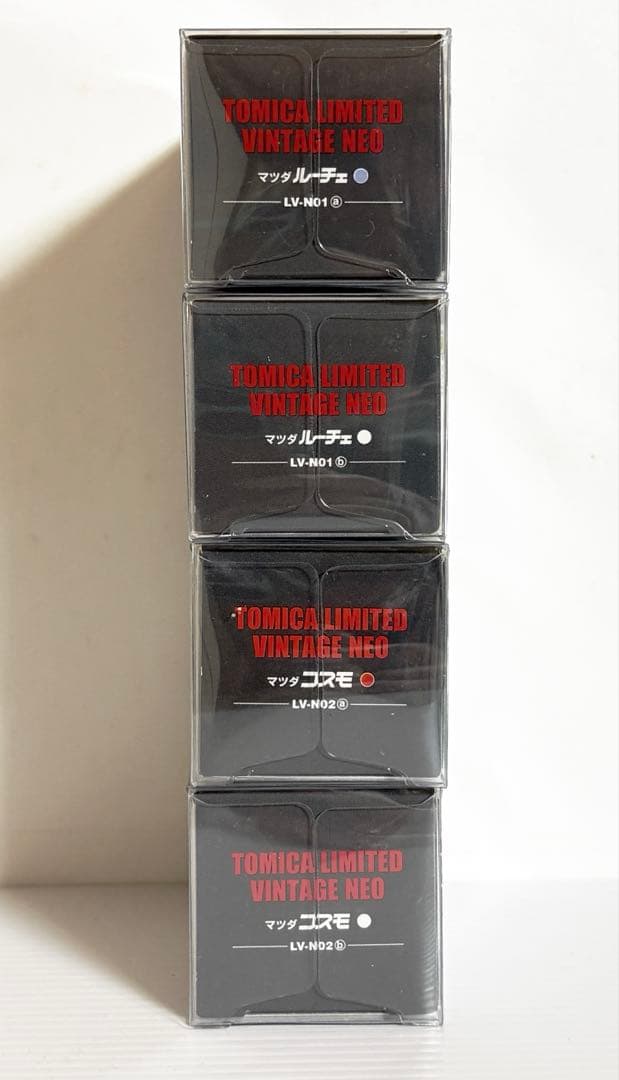 トミカリミテッドヴィンテージ ネオ　マツダ(ルーチェ／コスモ) 4台