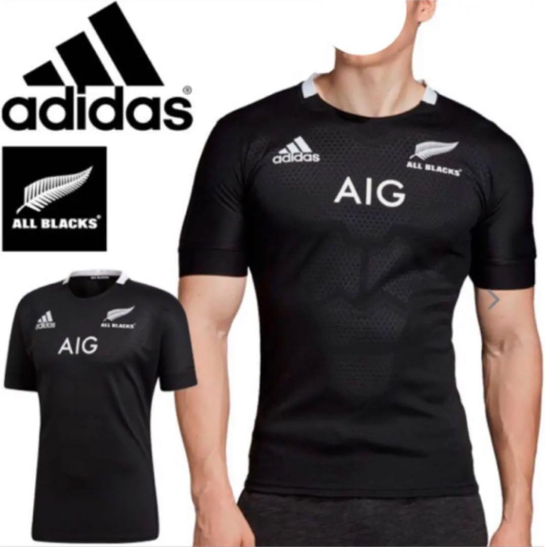 adidas アディダス オールブラックス　Tシャツ　トレーニングウェア
