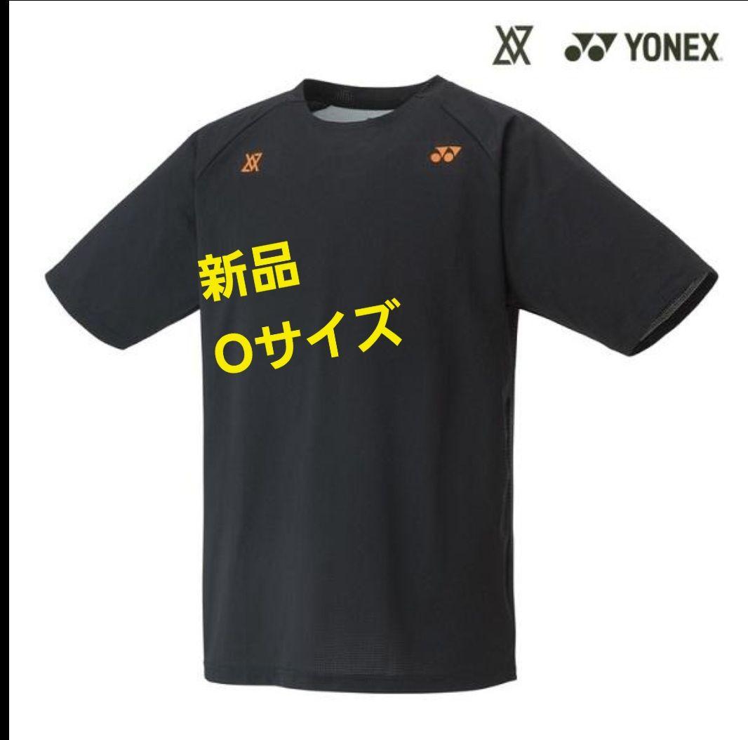 新品 YONEX バドミントンシャツ Oサイズ ブラック