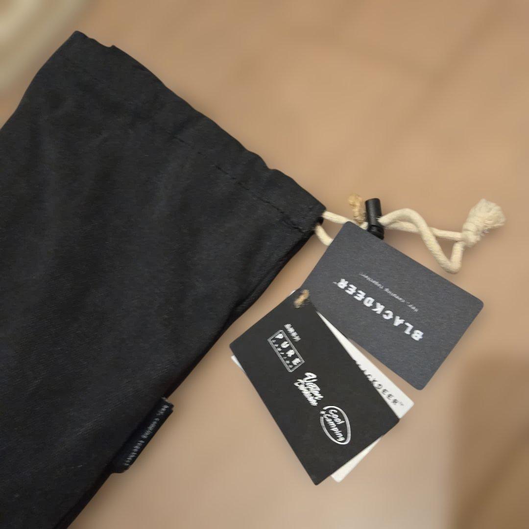 BLACKDEER 折りたたみチェア　中古　ブラック