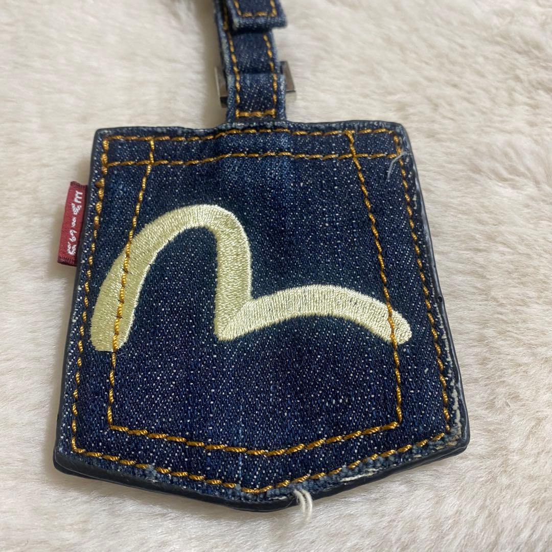 人気商品！エヴィス EVISU デニム ネームプレートホルダー　エヴィスゴルフ