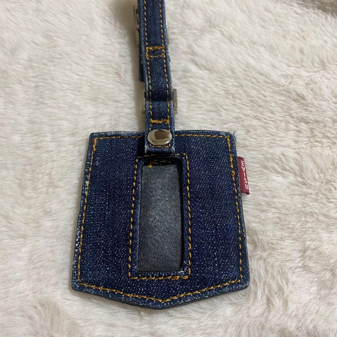 人気商品！エヴィス EVISU デニム ネームプレートホルダー　エヴィスゴルフ