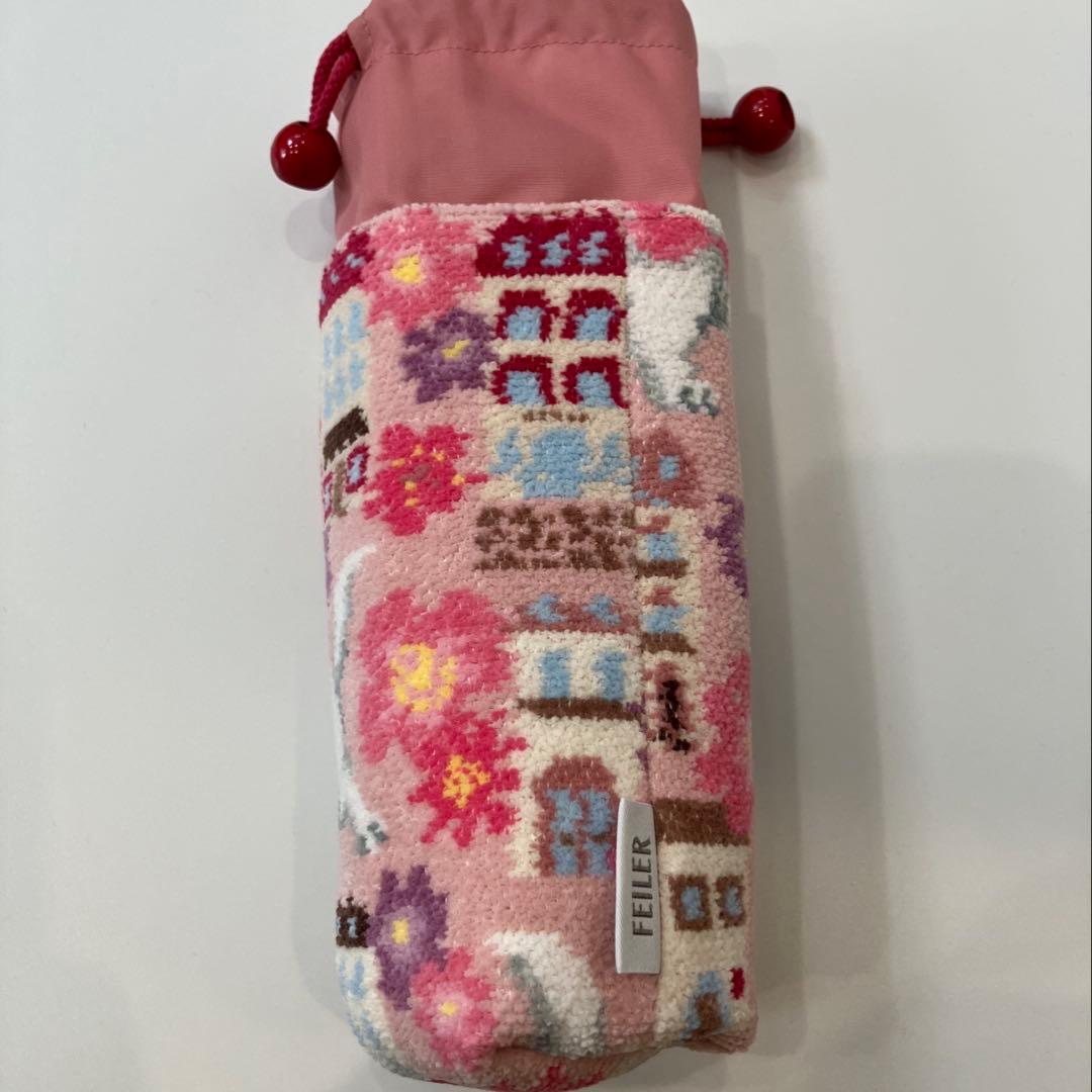 FEILER 水筒カバー ピンク 花柄