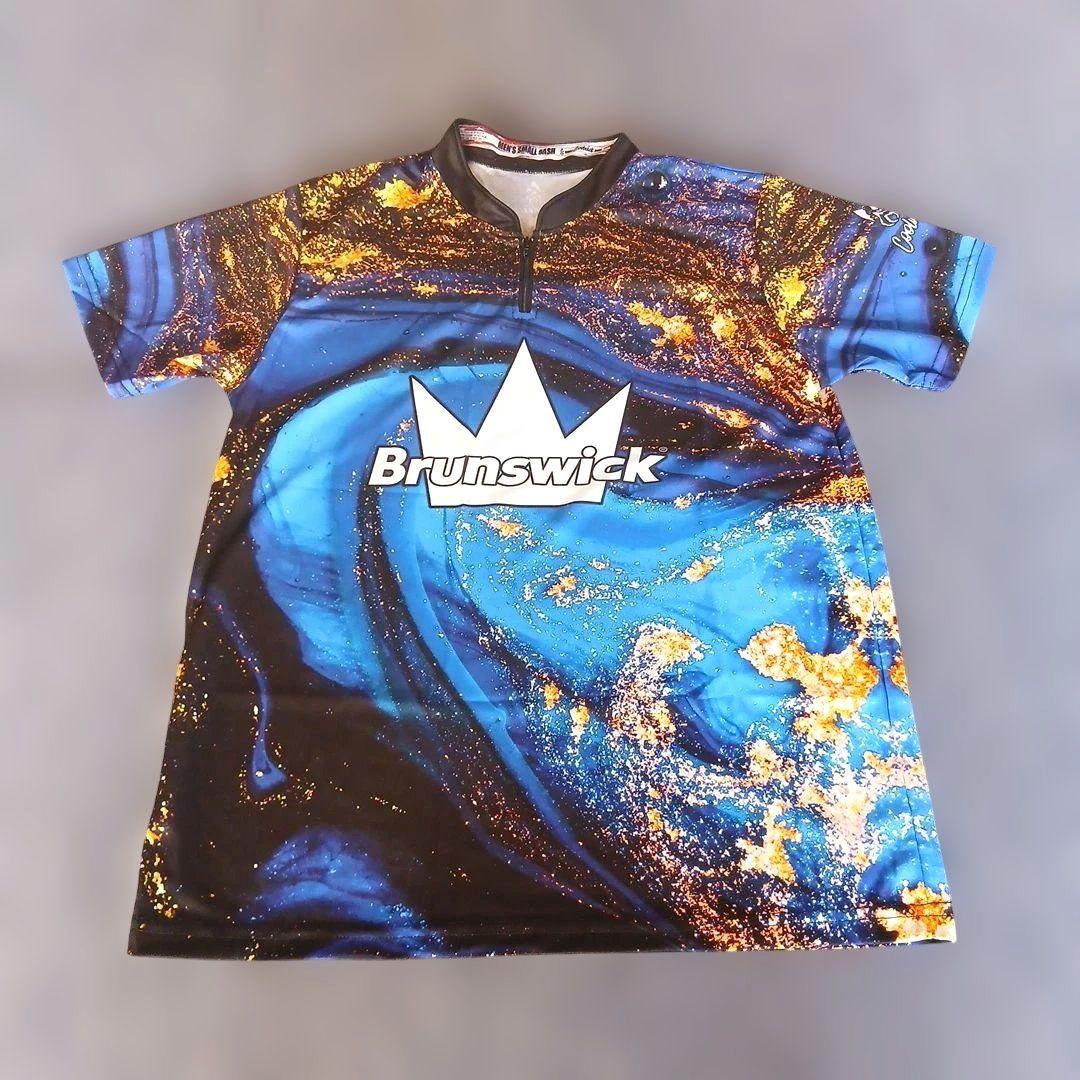 新品✨ブランズウィック　Brunswick　【M】　ブルー　ボウリング　USA製