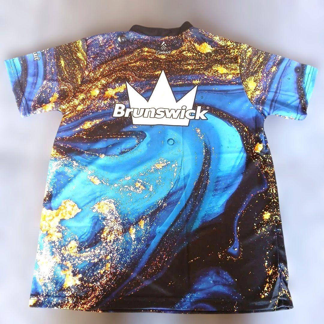 新品✨ブランズウィック　Brunswick　【M】　ブルー　ボウリング　USA製