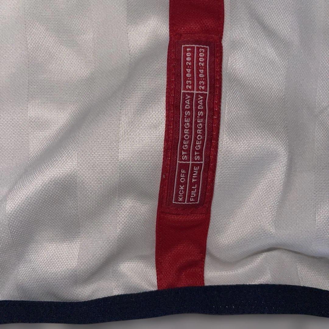 イングランド代表 Umbro ライン　2002 ベッカム　XL相当