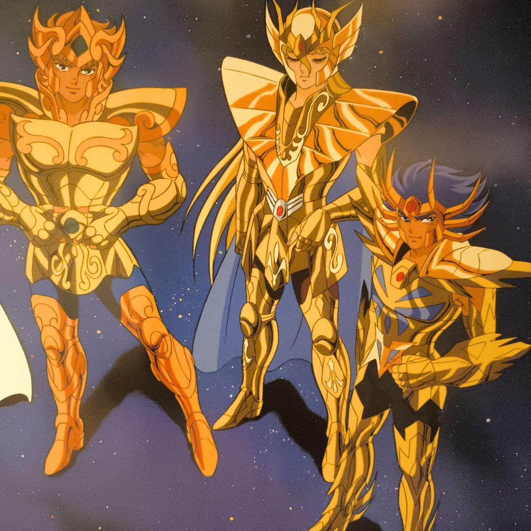 聖闘士星矢　黄金聖闘士　非売品　当時物　ポスター