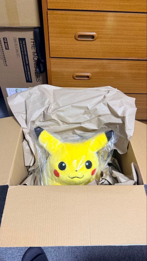 ポケモン Pokémon 30周年記念 おかえり ピカチュウ 1/1 ぬいぐるみ