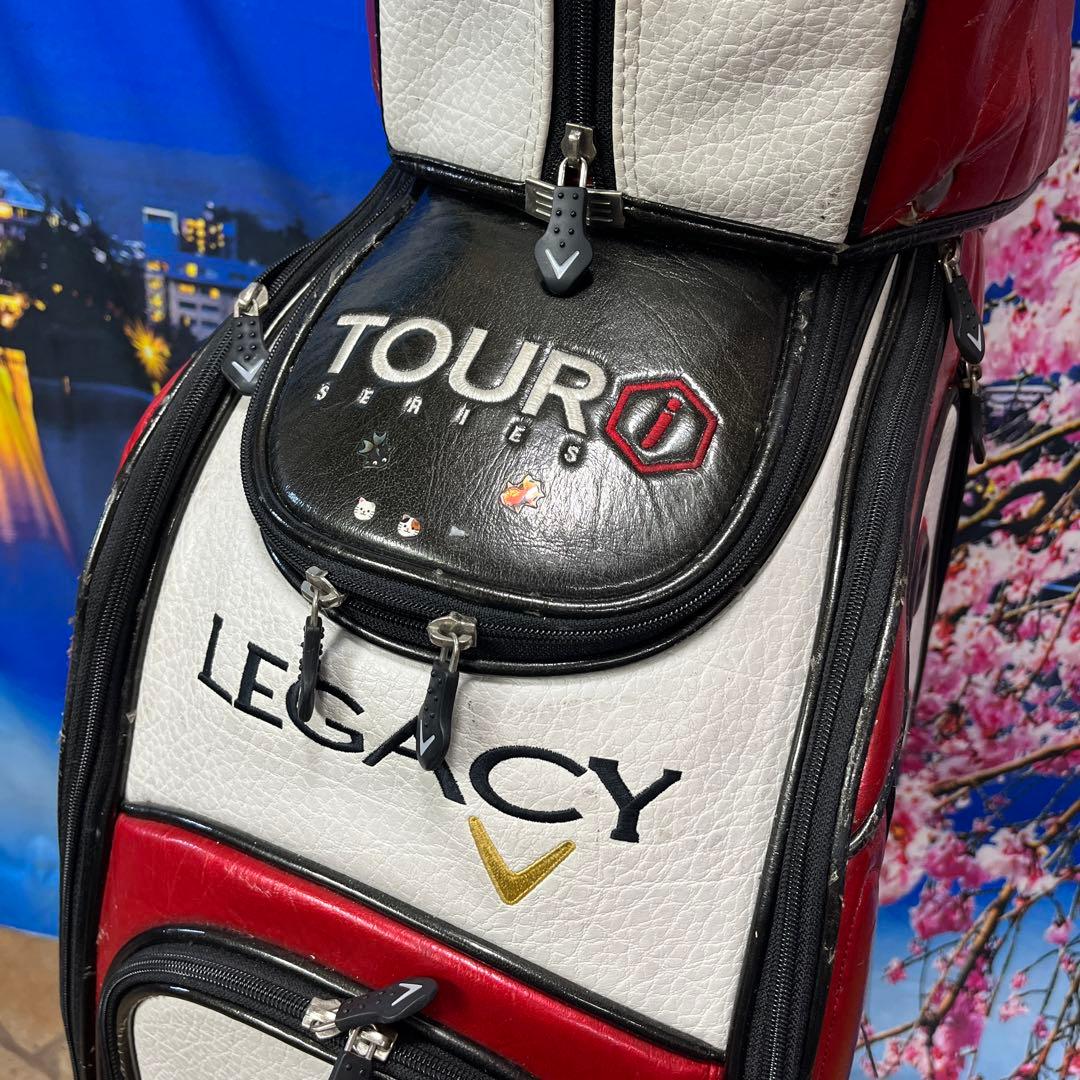 寶BT-1055 Callaway 3点式 キャディバッグ 赤黒